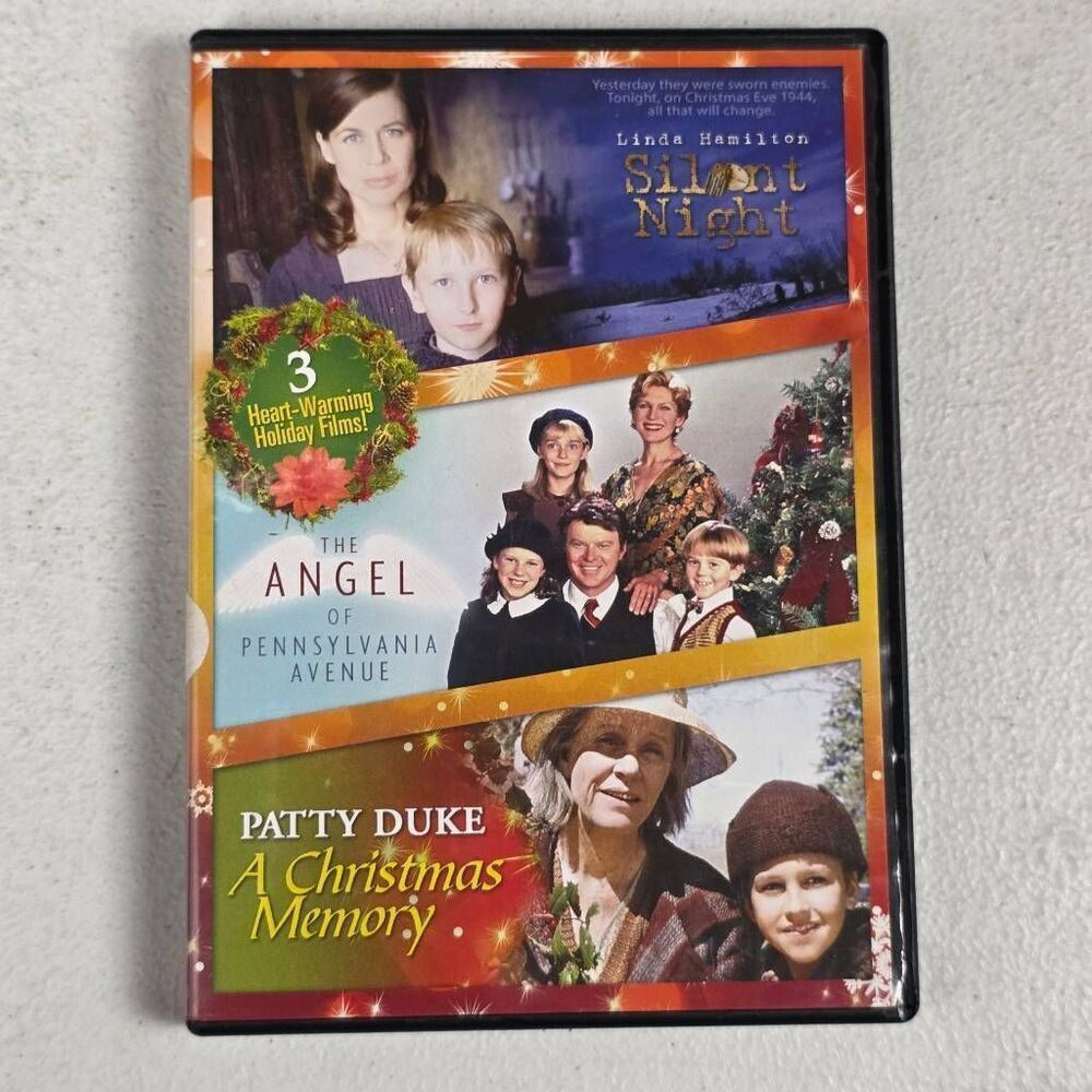 Holiday 3-Movie DVD Set Silent Night Angel Memory